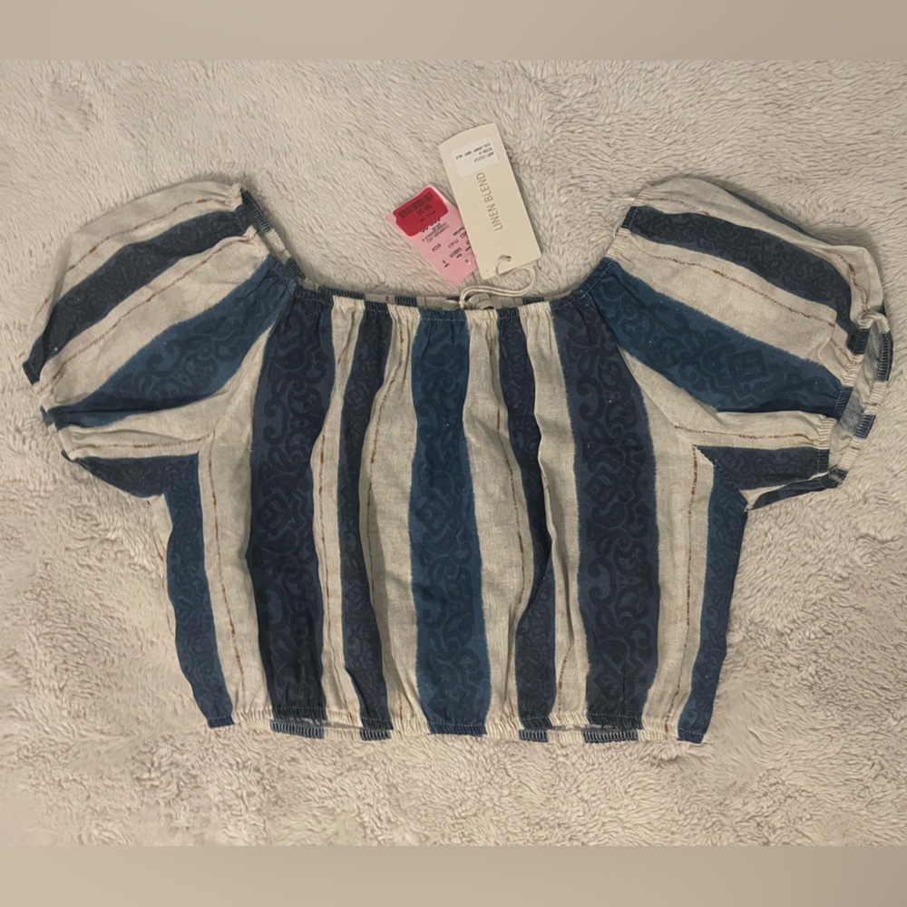 Bellambia Blue and White Blouse